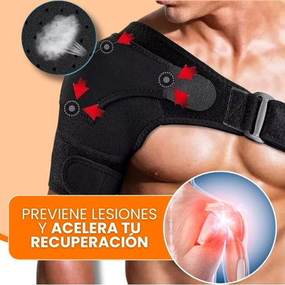 Corrector Ajustador de Hombro con Masaje Caliente – 3 Niveles de Temperatura