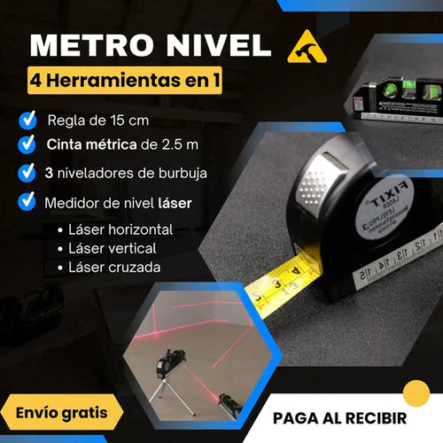 NIVEL LÁSER CON METRO PRO®