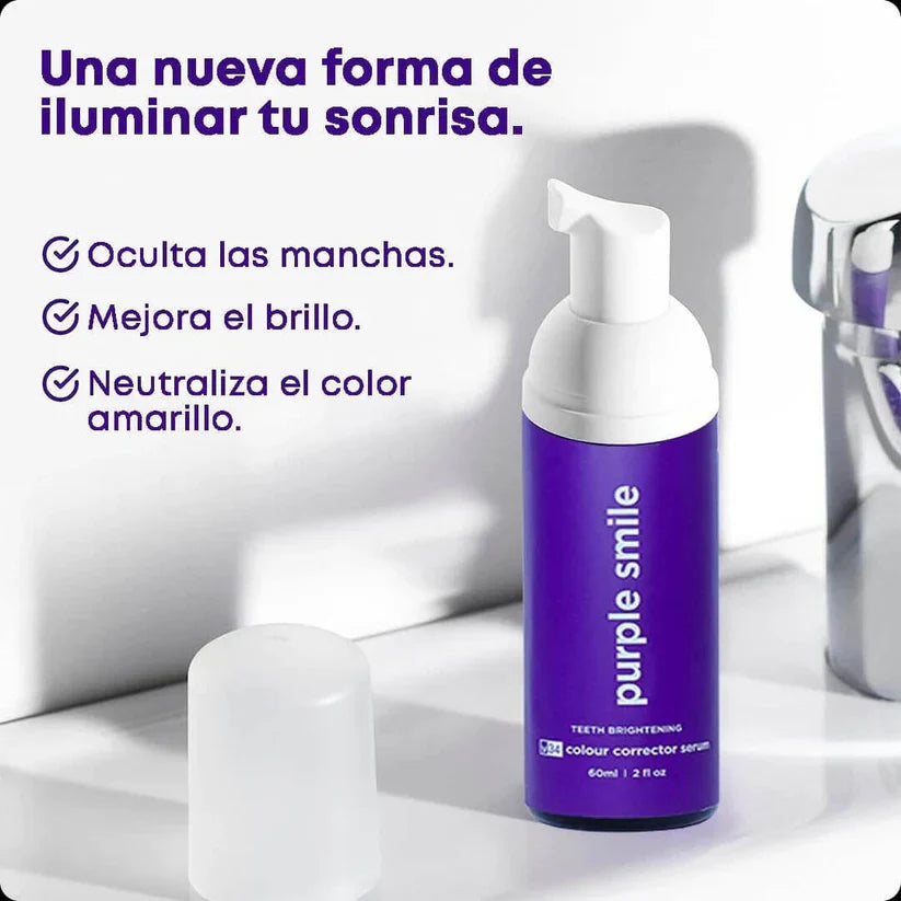 Purple Smile™ - Crema de Dientes Blanqueadora