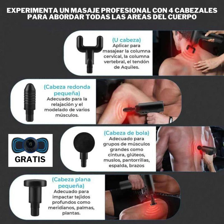 ZenTouch™ Masajeador Profesional 5 en 1 + Mini Masajeador Gratis!!